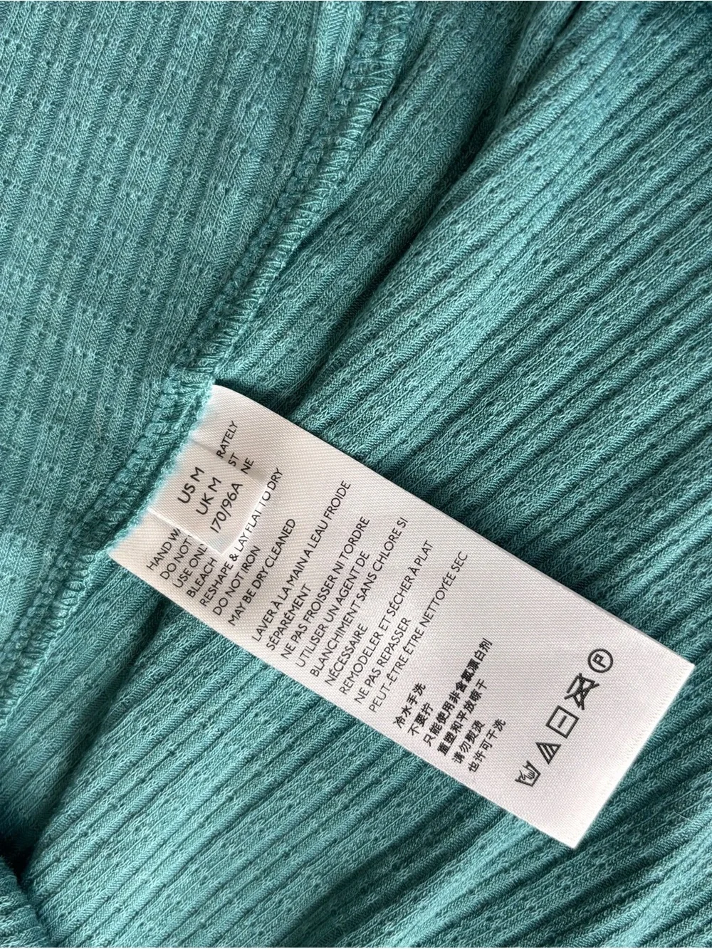 Free People Beach Bound Plunging Deep V-Neck Tank Top Teal Babydoll Size M